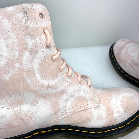 Dr. Martens 1460 Pascal Tie-Dye Suede Boots - Women's 10 - Picture 8 of 11